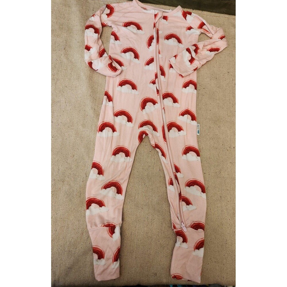 Cute cotton bamboo footie size 12-18m